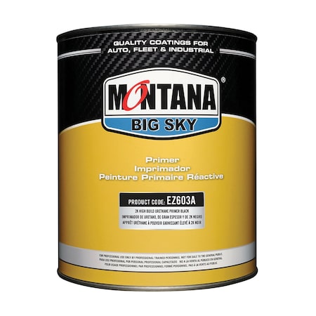 Montana GL BLACK 2K HI-BLD URE PRIM, Gallon EZ603A-G